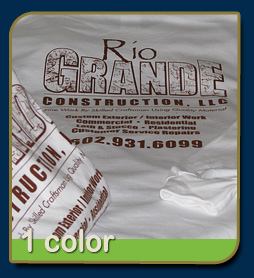 Silk Screen printed sample by Screened Gear Custom Screen Printing, Mesa Arizona